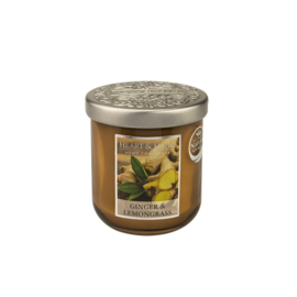 Ginger & Lemongrass geurkaars Heart & Home 115 gram