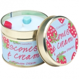 Scones and Cream  BomB Cosmetics® Tinned Candle 