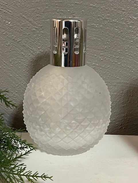 Scentchips® Scentoil lamp Bol Melkglas Amber – luxe geurlam