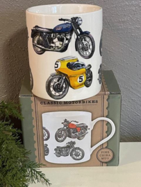 Klassieke motoren Mok  9,5 cm in cadeaubox