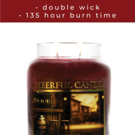 Bourbon Berry Tavern geurkaars Cheerful Candle 2 lonten 680 gram