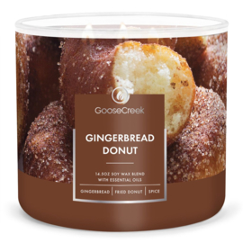 Gingerbread  Donut Goose Creek Candle®  3 Wick 411 gram