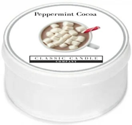 Peppermint Cocoa  Classic Candle MiniLight  XL Geurtheelicht  met deksel