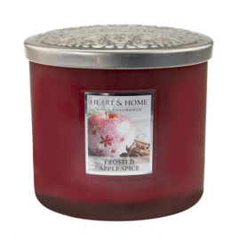 Frosted Apple geurkaars Heart & Home® Ovaal 220 gram