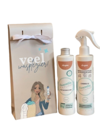 Kadoset Wasparfum en Reinigingsspray Argan