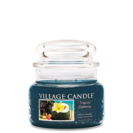 Tropical Getaway Village Candle  Jar Small  55 Branduren