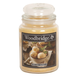 Creamy Vanilla Woodbridge Apothecary Scented Jar  130 geururen