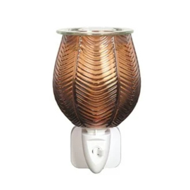 Amber Lustre Plug- in geurlamp voor het stopcontact nu gratis Reisstekker