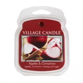 Apples & Cinnamon Village Candle  1 Wax Meltblokje