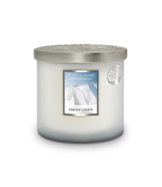 Fresh Linen  geurkaars Heart & Home® Ovaal 220 g