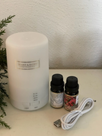 Heart & Home Aroma Diffuser & Oils Gift Set 