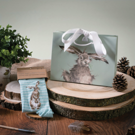 Bamboe dames sokken ‘Hare and the Bee’ haas – Wrendale Designs