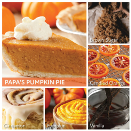 Papa's Pumpkin Pie Geurkaars Cheerful 2 wick 680 gram – 2 lonten