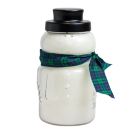 Snowman Cheerful Candle