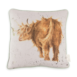 Wrendale Designs kussen Highland Heathers ( Cow) 40 x 40 CM