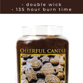 Gingerbread  geurkaars Cheerful Candle 2 lonten 680 gram