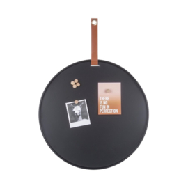 Magneetbord zwart  doorsnee bord 50cm incl 6 magneetjes