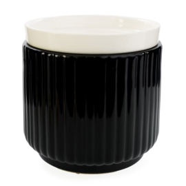 Noir Candle Warmers geurlamp met verwarmingsplaat zwart wit elektrisc
