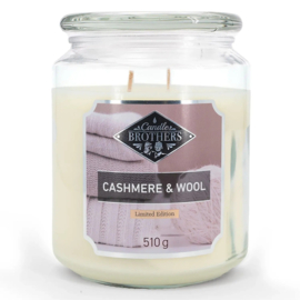 Cashmere & Wool Candle Brothers  geurkaars  510 gram Limited Edition