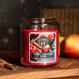 Apple Cinnamon Crisp Geurkaars  Candle Brothers 510 g