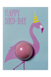 Happy Bird-Day Blaster Card