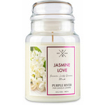 Jasmine Love large Geurkaars Purple River