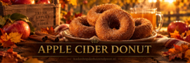 Apple Cider Donut  geurkaars Cheerful Candle 2 lonten 680 gram