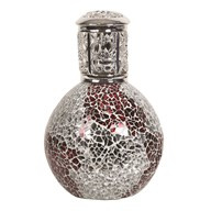 Woodbridge Fragrance Lamp Red  & Silver 16  cm