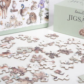 Wrendale Designs Jigsaw Puzzel  Country Set