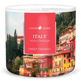 Sweet Tiramisu  Goose Creek Candle® Italy World Traveler 3 Wick