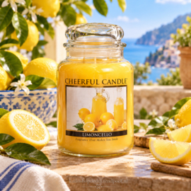 Limoncello geurkaars Cheerful Candle 680 g – 2 lonten
