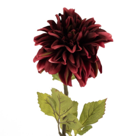 Kunstbloem Dahlia – Fuchsia (75 cm)RealTouch zijdebloem met levendige kleur