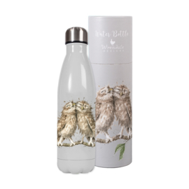 Wrendale Designs Waterfles Thermoskan 'Birds of a Feather' (Uil) 500ml