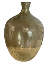 Vaas Nure groen glas (28 x 28 x 39,5 cm)