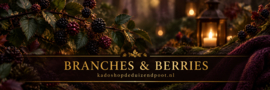 Branches & Berries geurkaars Cheerful Candle 2 lonten 680 gram