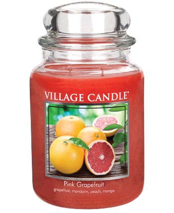 Pink Grapefruit  Village Candle  Large  Jar 170 Branduren