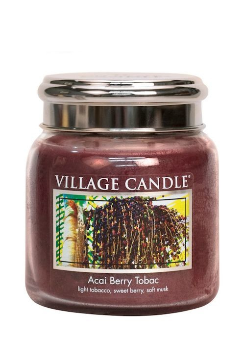 Acai Berry  Tobac Village Candle  Medium  105 Branduren