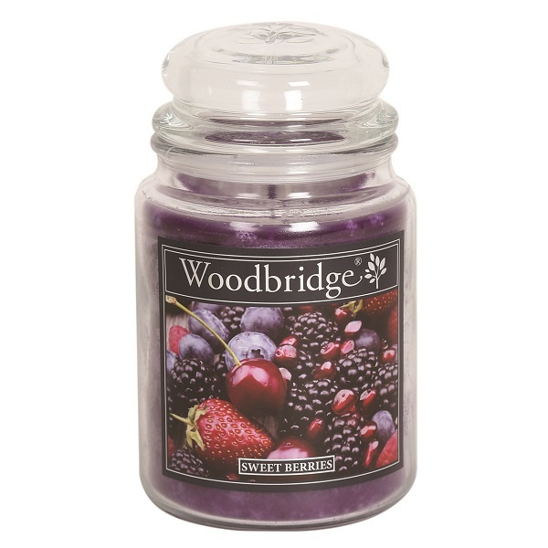 Sweet Berries Woodbridge Apothecary Scented Jar  130 geururen