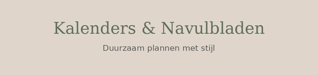 Houten eeuwigdurende kalenders en navulbladen voor een stijlvolle en duurzame planning