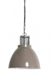 Hanglamp industriële lamp L  Epoxy grijs  (44cm)