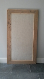 Prikbord 75x134cm (jute gebroken wit)