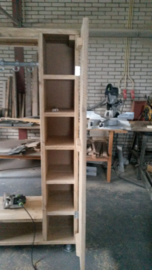 Kapstok steigerbuizen met kast