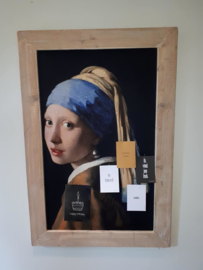 Meisje met de parel van Johannes Vermeer (81x121cm)