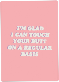 Kaart Blanche 'Touch your butt'