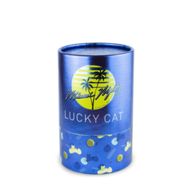 Lucky cat  glossy yellow Miami nights