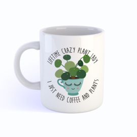 Crazy plant lady coffee mug