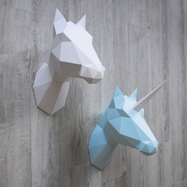 Assembli papieren Paard / Unicorn mint