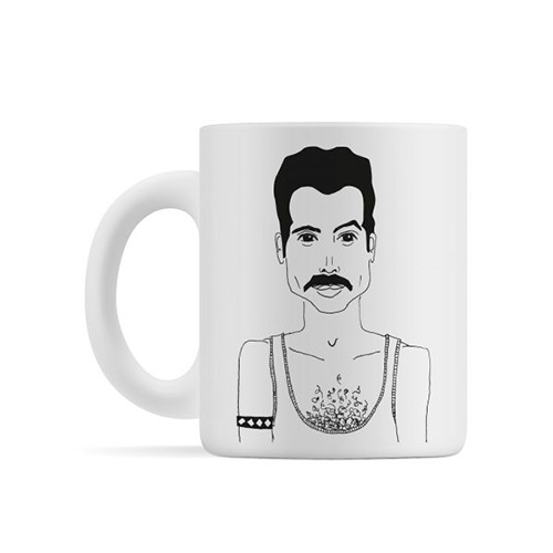 The Buttique Freddie Mercury mug