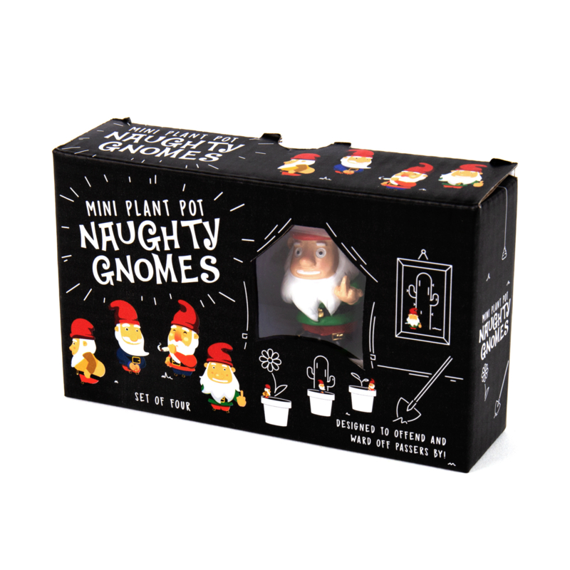 Mini garden naughty  gnomes
