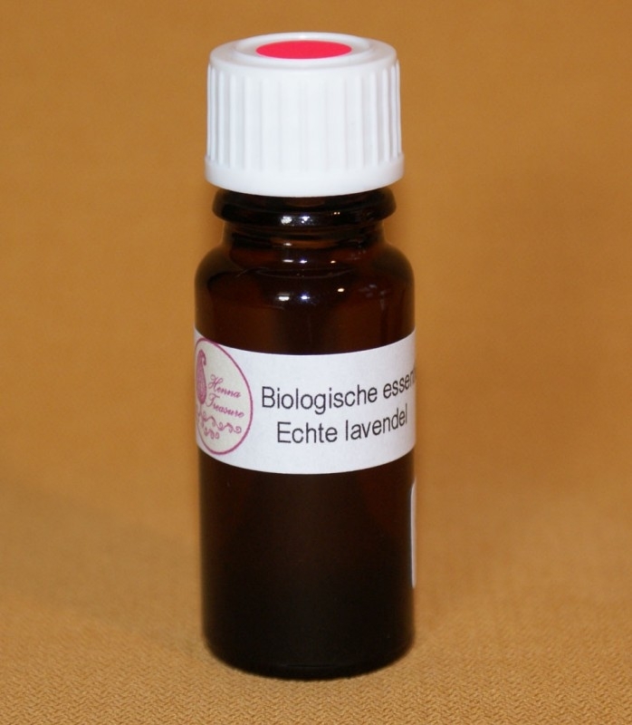 Biologische essentiële olie van echte lavendel, 10 ml